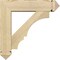 Ekena Millwork Balboa Arts and Crafts Rough Sawn Bracket w/ Offset Brace, Douglas Fir, 6"W x 22"D x 22"H BKT0604X22X22BOA03RDF - alternate 4